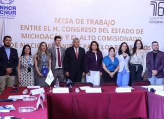 Instala Congreso Mesa de Trabajo con oficina del Alto Comisionado de Naciones Unidas para Refugiados