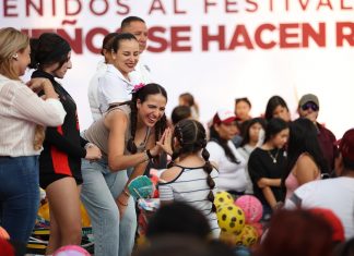 Giulianna Bugarini celebra a lo grande a la niñez moreliana con un festival lleno de alegría
