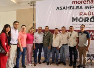 Raúl Morón recibe a Olivio López en su equipo político en Michoacán