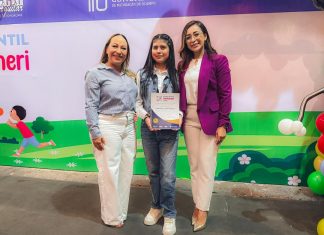 Reconoce Grecia Aguilar participación de niñas y niños en la entrega del Mérito Infantil Sapirhaticheri 2025