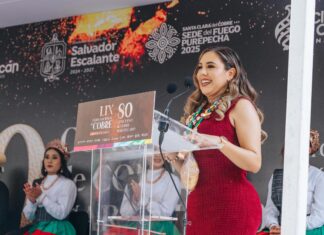 Santa Clara del Cobre enamora en la inauguración de la LIX Feria Nacional del Cobre y el 80° Concurso Nacional de Cobre Martillado